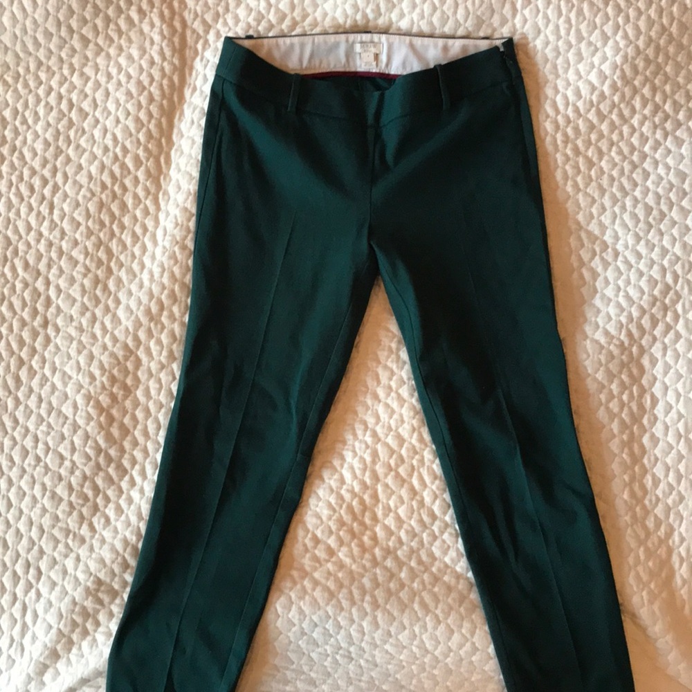 J.Crew Winnie pant - dark green